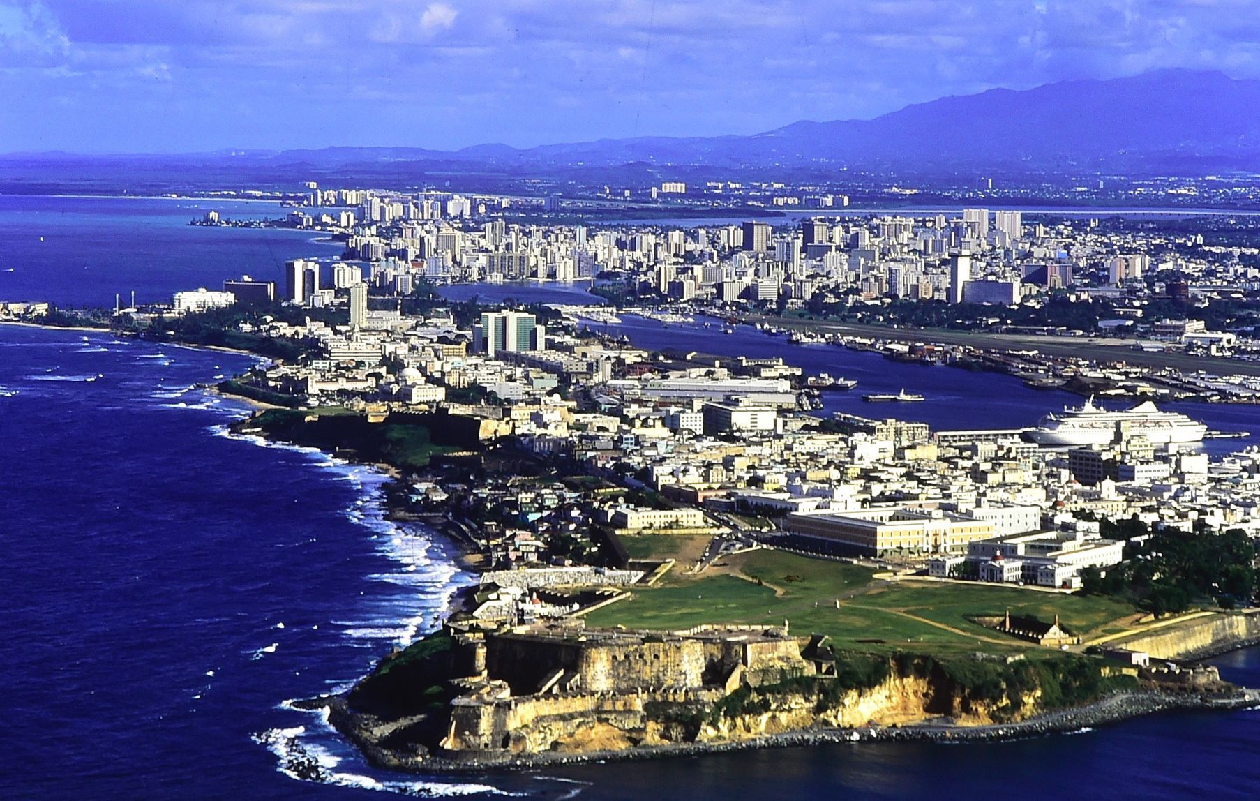 Purerto Rico El Morrow aerial